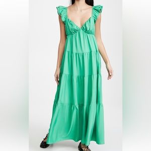 Ruffle Sleeve Maxi Dress 👗